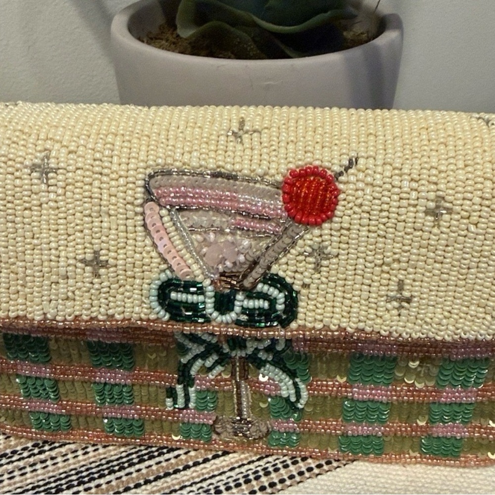 New Anthropologie - The Fiona Beaded Bag: Food & Drink Edition View 6